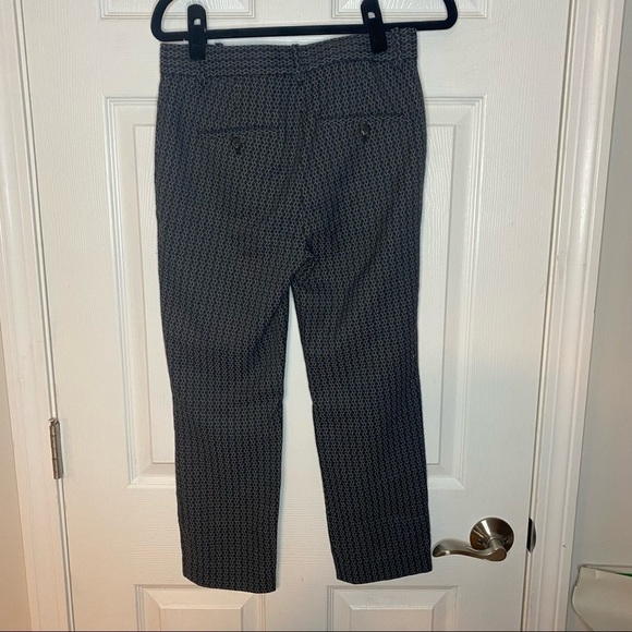 THEORY Testra Jacquard Cropped Trousers Size 0 - Picture 4 of 9